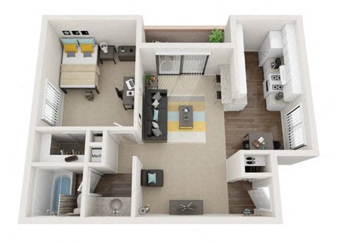 The Meadow Floor Plan at Summer Meadows, Riverside, CA